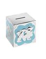 154CGW37cube money box blue